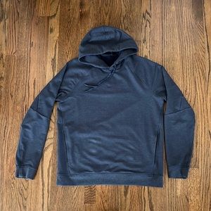 Lululemon Mens Large Heathered Navy City Sweat Pullover Hoodie